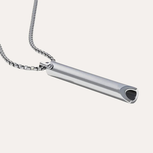 Collar para dejar de fumar en acero inoxidable