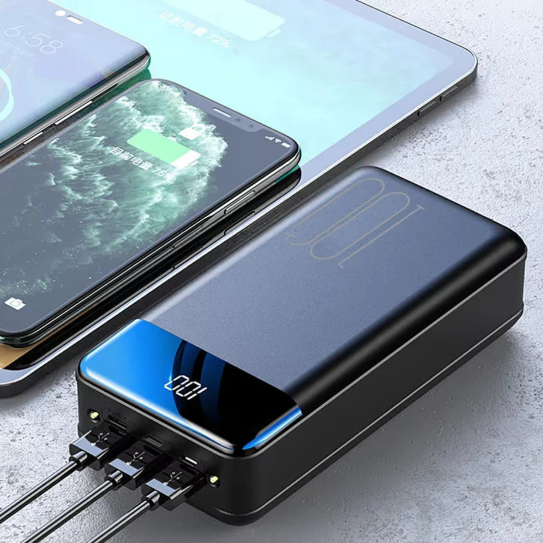 Cargador portátil de 100,000 mAh con carga ultrarrápida para Diferentes Dispositivos