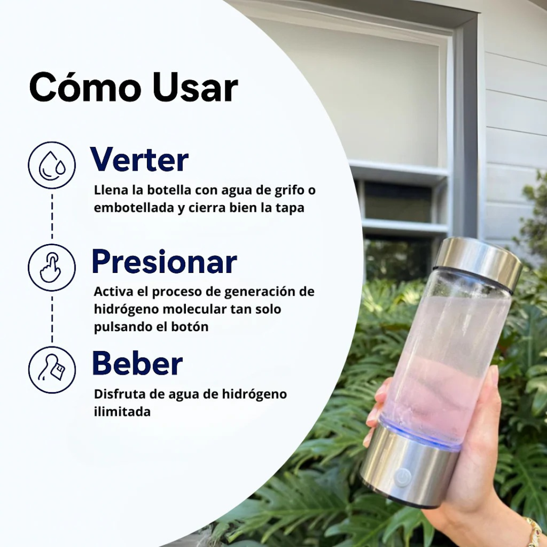 Botella Generadora de Hidrógeno