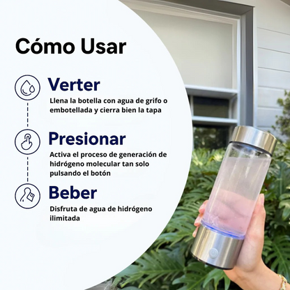 Botella Generadora de Hidrógeno