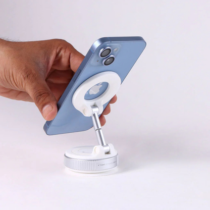 Soporte para teléfono con sujeción segura y rotación completa