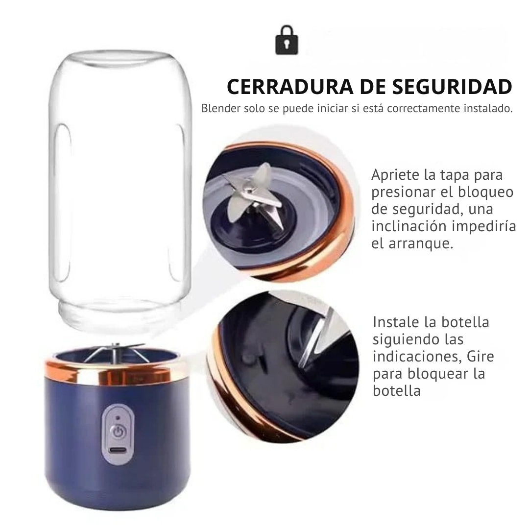 Set de licuadora portátil recargable